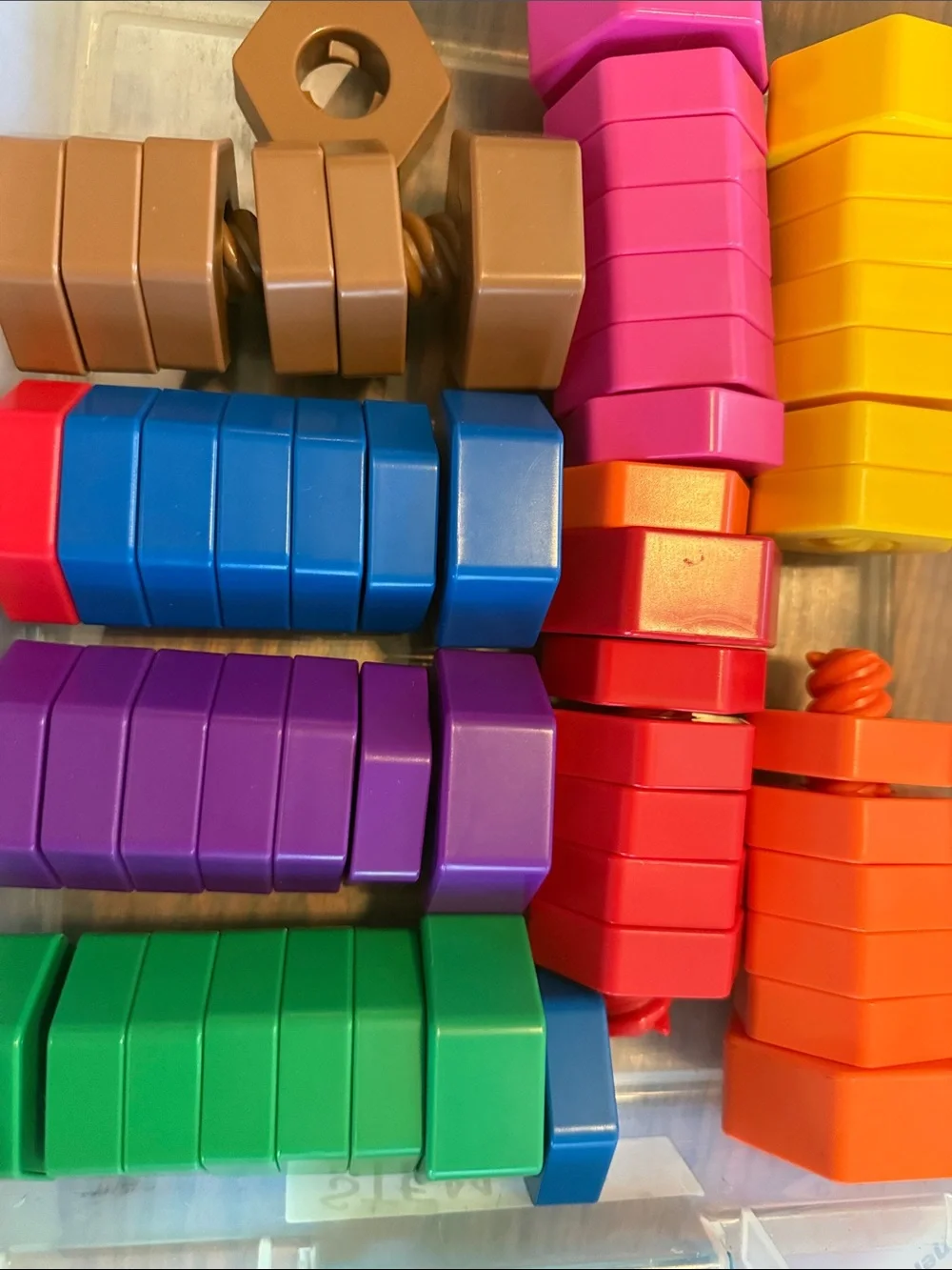 Colorful Blocks and Organizer - Multicolor